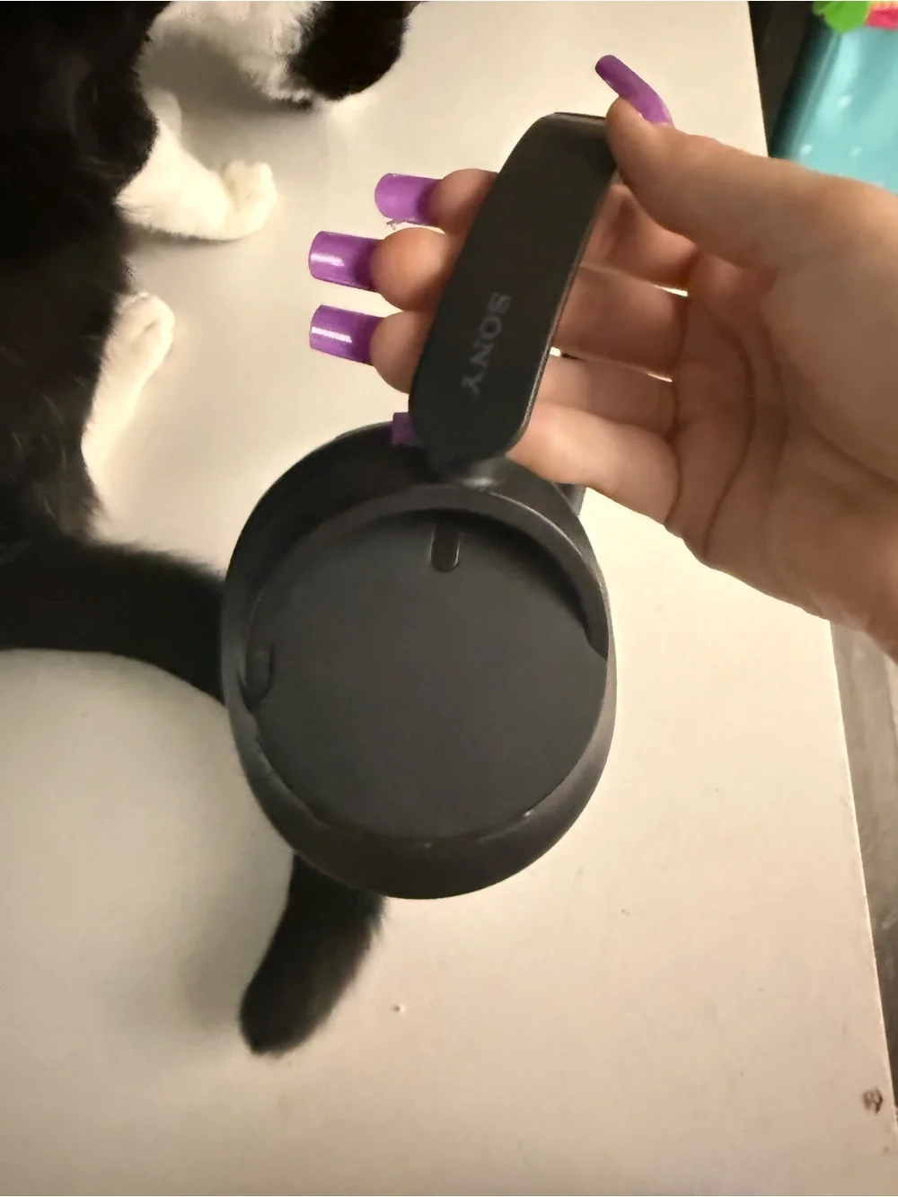 Sony Black Over-Ear Wireless Headphones